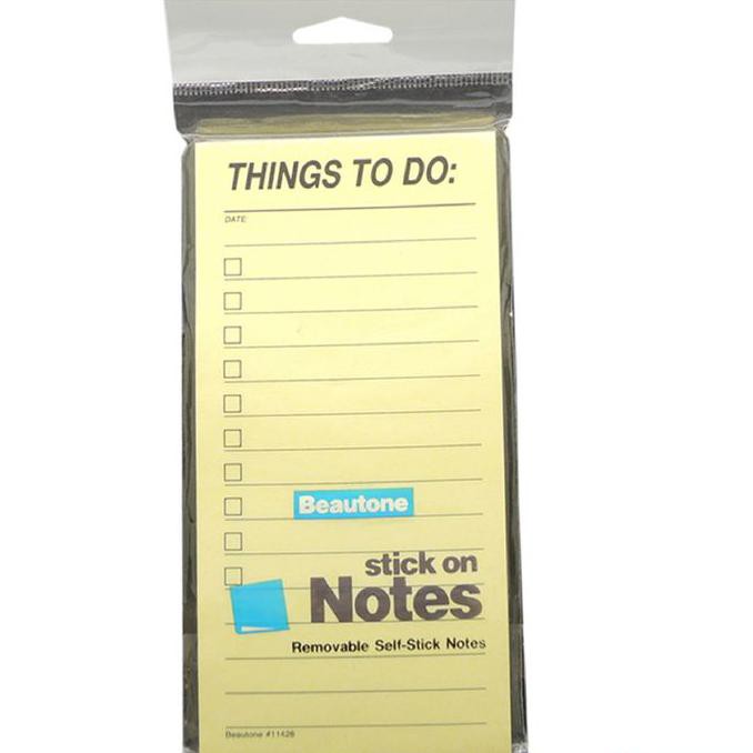 

Big Sale Stick'n Beautone 11428 THING TO DO - Sticky Note memo belanja Promo Awal tahun