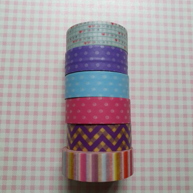 

washi tape sample for scrapbook and journal ( per meter )