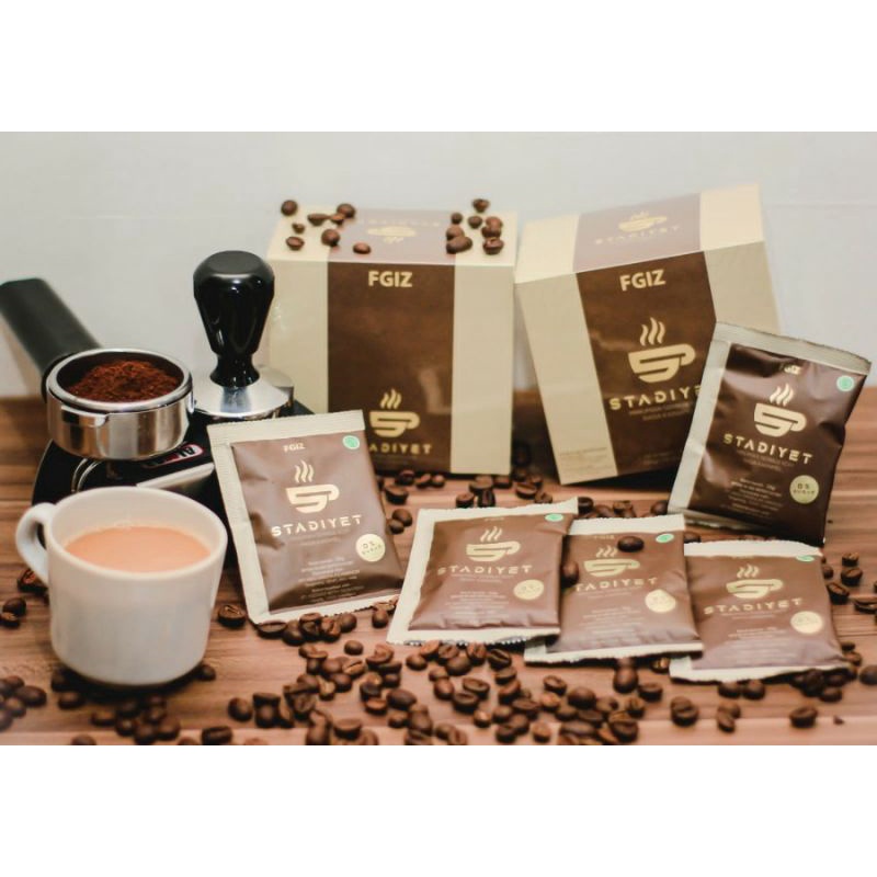 

FGIZ Stadiyet-Kopi Diet BPOM MUI-STADIYET COFFE-Green Coffe- Kopi Sehat sachet