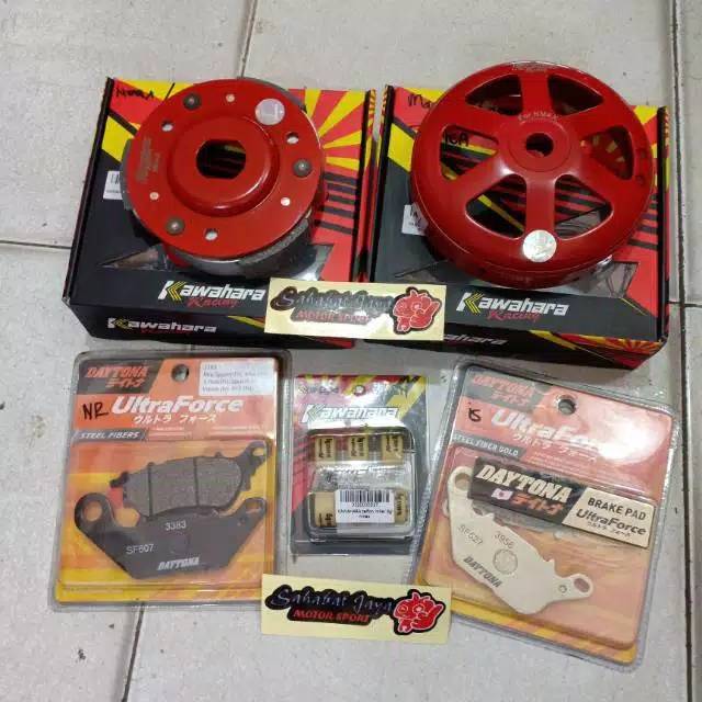 MANGKOK KAMPAS GANDA ROLLER SOLUSI GREDEG AEROX NMAX 155 LEXI KAWAHARA ORIGINAL BONUS KAMPAS REM