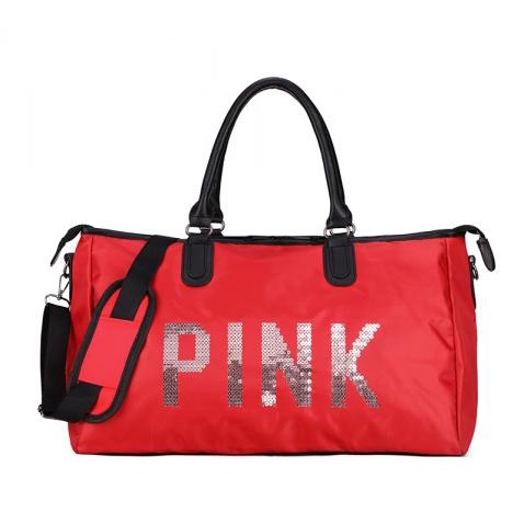 GT 1898  RISCE TAS HAND BAG FASHION TULISAN PINK IMPORT WANITA CEWEK PEREMPUAN JAKARTA BATAM BLINK-BLINK