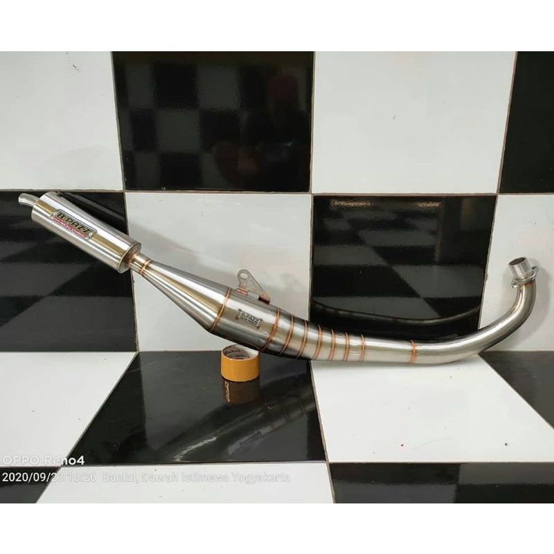 BPAZZ Knalpot Standar Racing Suzuki Satria Bahan Stainless Original B-PAZZ
