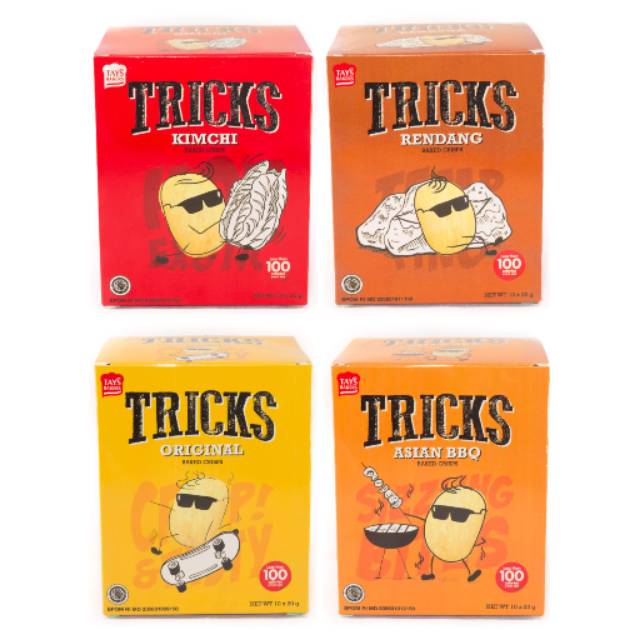 

Tricks Baked Crisps (20gr x 10 bks)