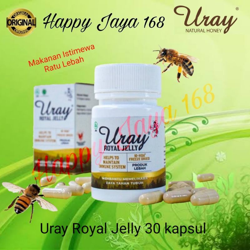 Uray Royal Jelly Madu Ekstrak Murni isi 30 Kapsul