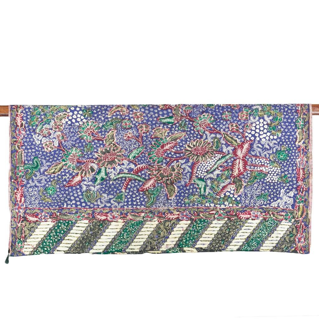 KAIN BATIK KATUN TULIS HALUS 3 WARNA HIJAUAN