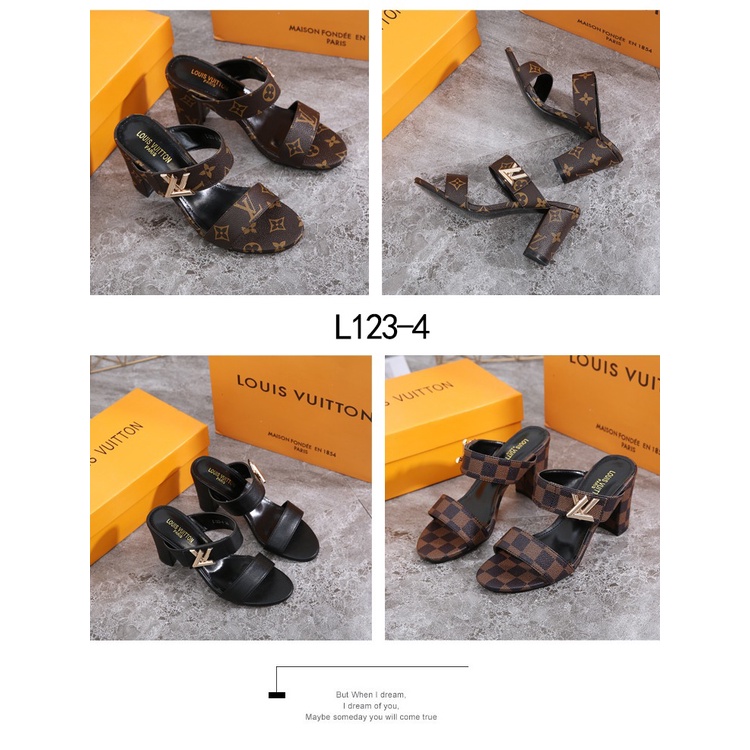 SHOES Block Heel Sandals #L123-4