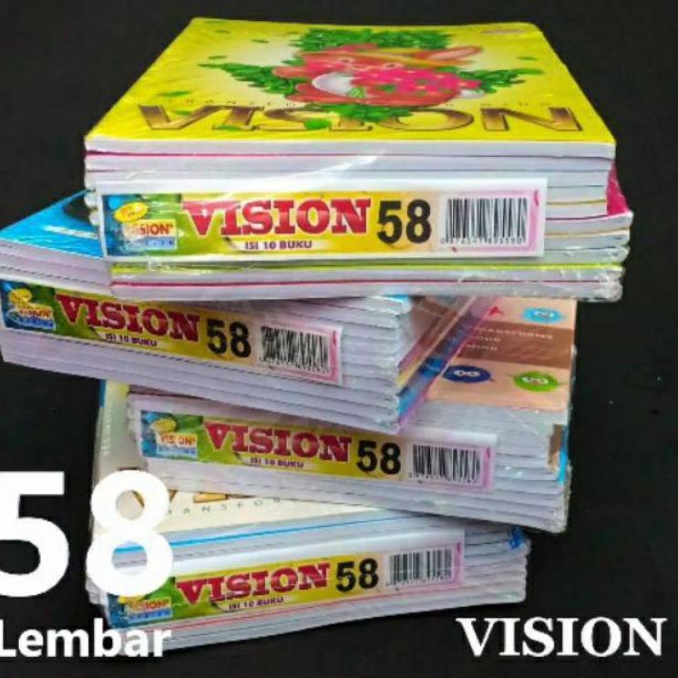 

Koleksi Terbaru.. Buku Tulis Vision isi 58 lembar Stok Melimpah Murah