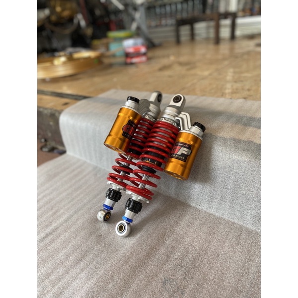 SHOCK RIDE IT GP 2000 MODEL ANSWER MERAH TABUNG GOLD UKURAN 320MM CLIK FUNGSI