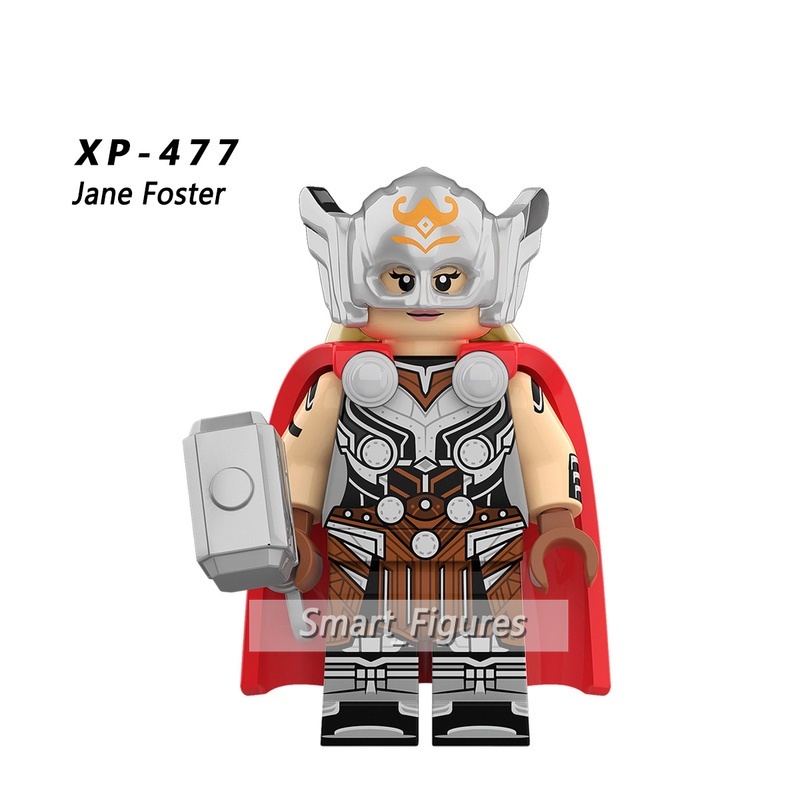 Mainan Action Figure Mini Karakter Thor Marvel Gorr Groot Zeus Korg Valkyrie Jane Foster Untuk Hadiah KT1062