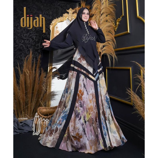 DIJAH 473 by Dijah gamis syar'i set khimar