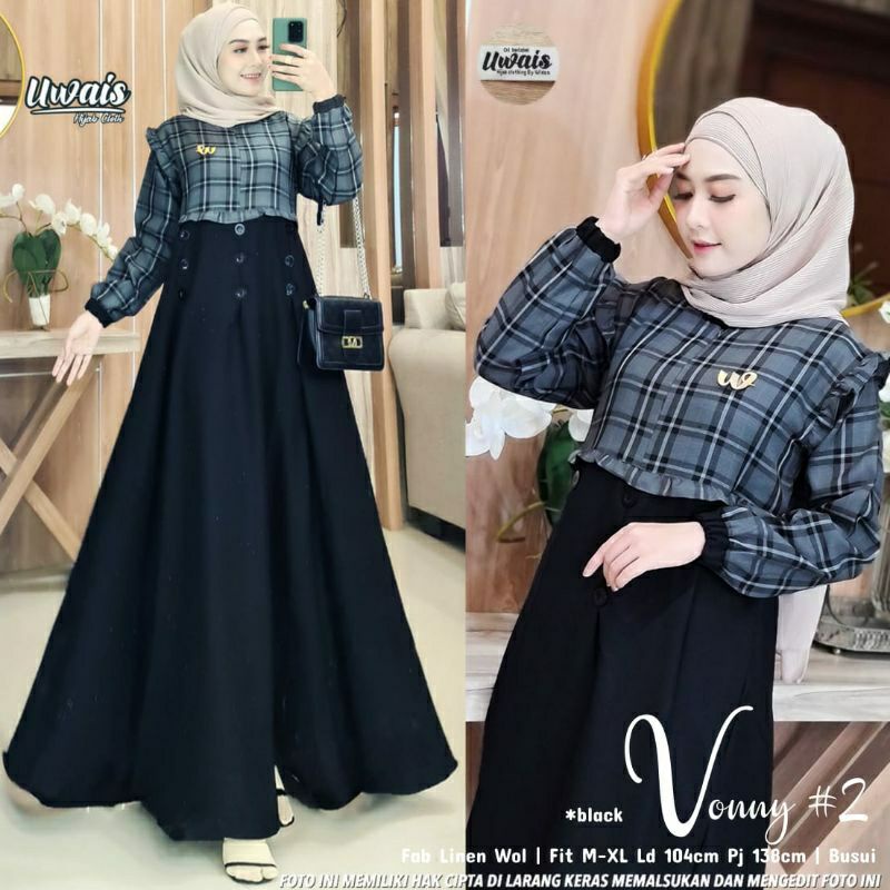 Vonny gamis Maxy by Uwais