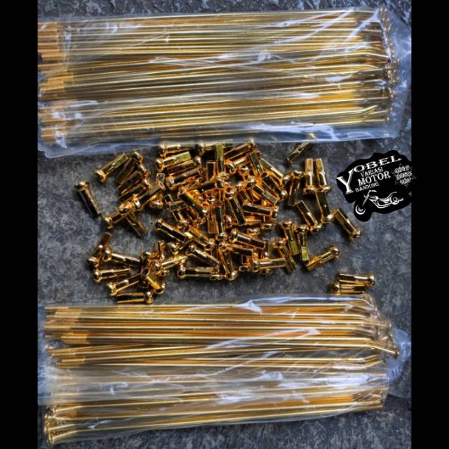 JARI JARI MOTOR SUPER MOTO TRAIL KLX CRF GOLD velg 17