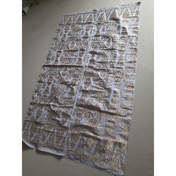 Kain Tenun Songket Sidemen Bali (abu)