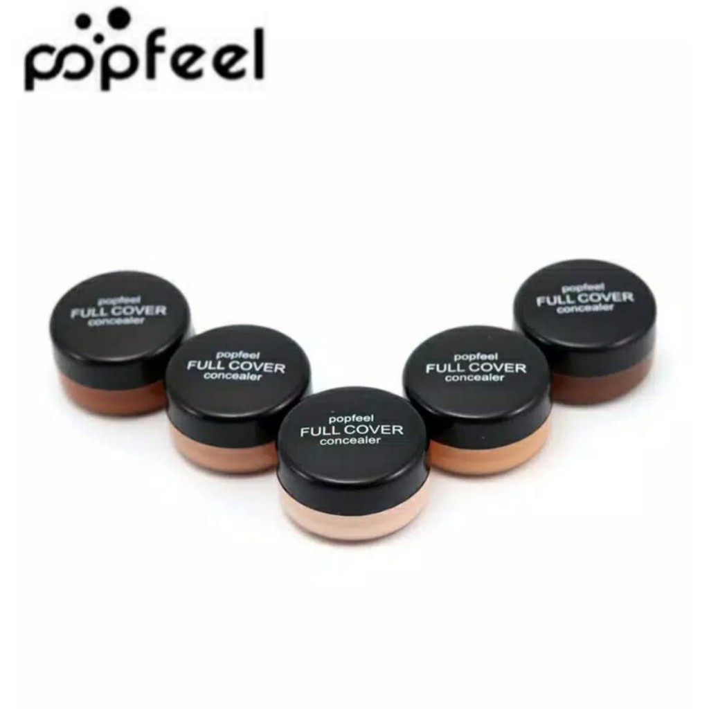 POPFEEL Concealer Full Cover Foundation Make Up Wajah Kosmetik