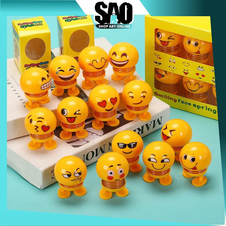 SAO - B516(JAKARTA) Boneka Emoticon (BOLA LAMPU JUAL PISAH) / Emoji Goyang / Emoji doll