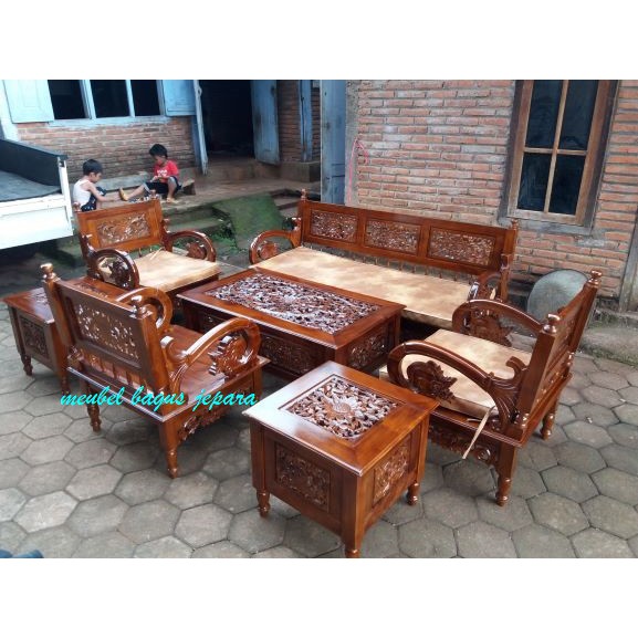Kursi Arimbi kursi ukir jati mebel jepara