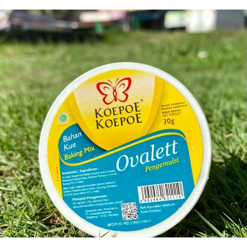 

PENGEMULSI OVALETT KUPU KUPU / BAHAN KUE/BAHAN TAMBAHAN PANGAN