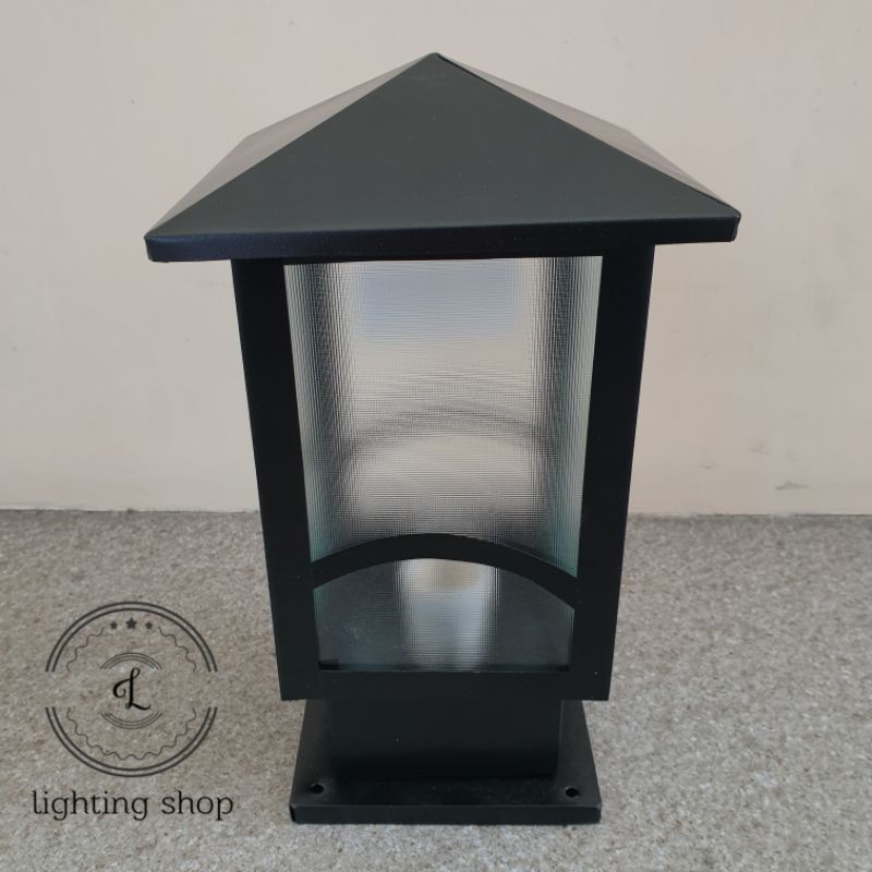 LAMPU HIAS PAGAR RUMAH MODEL DUDUK FORTUNA fitting e 27