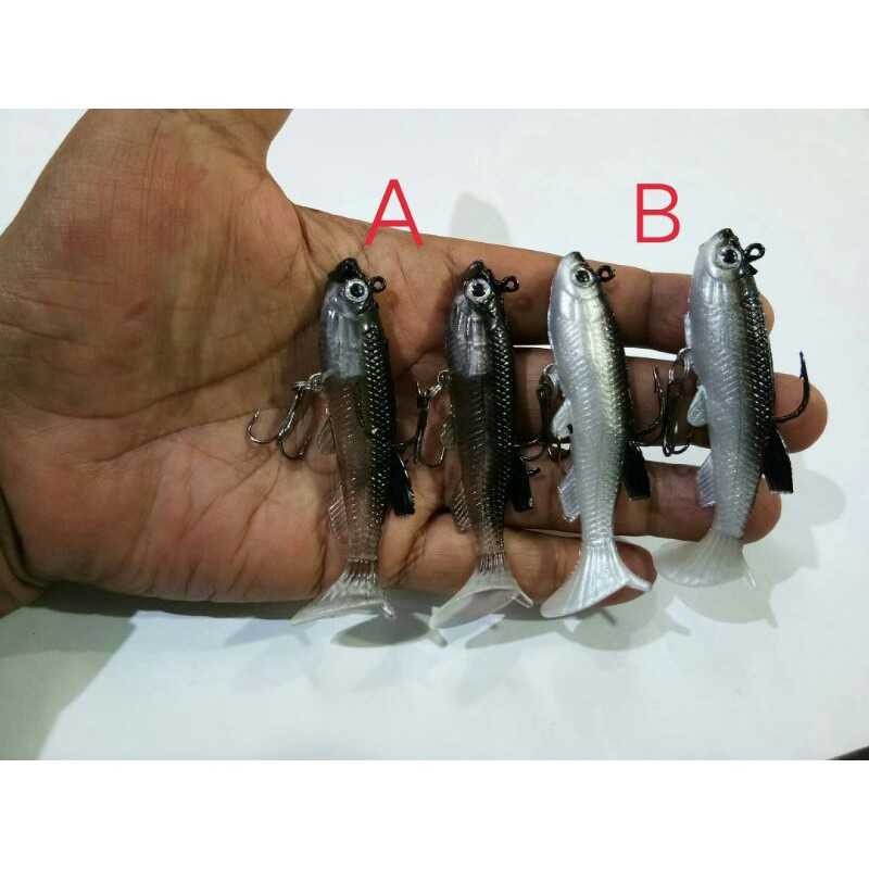 umpan soft lure Belanak 80mm 13gram