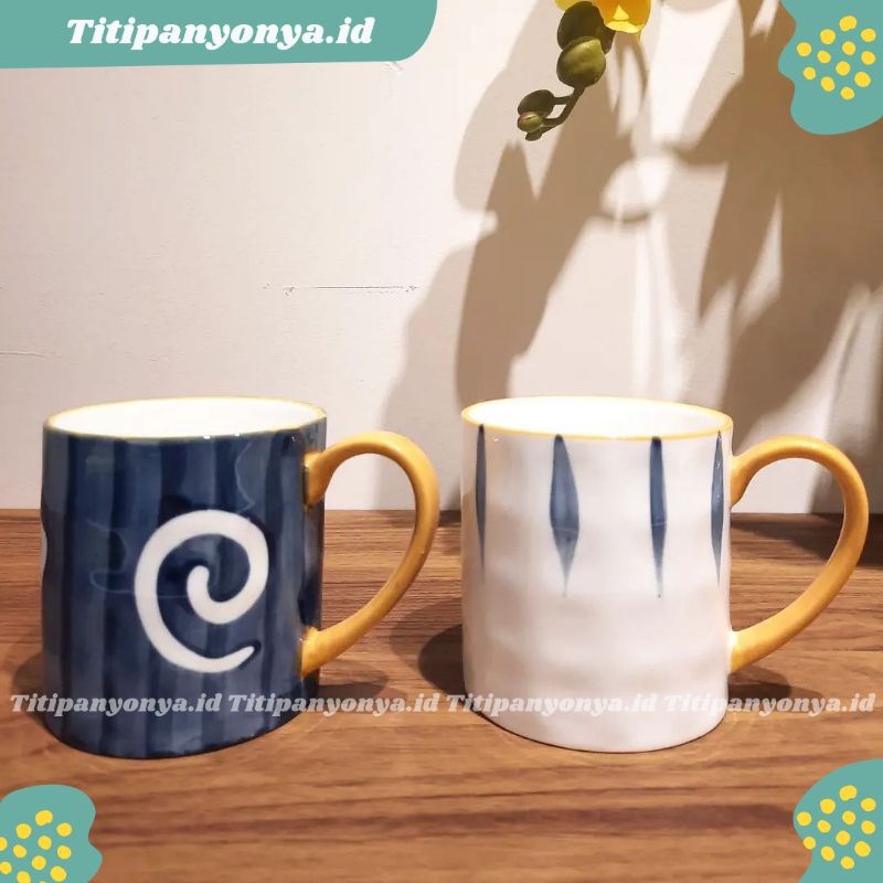 Appetite Set 2 Pcs Mug Cangkir Gelas Jepang Keramik Informa