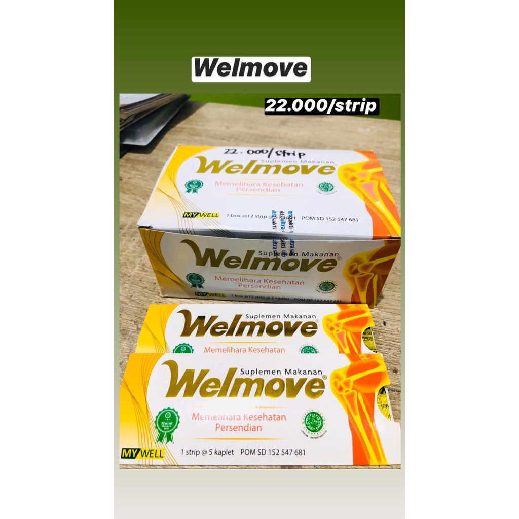 WELLMOVE OBAT VITAMIN SENDI suplemen kesehatan pria wanita MURAH BPOM ORIGINAL kaku