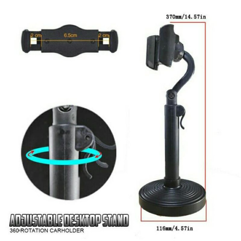 Stand Holder HP Adjustable Dekstop Stand Phone Bracket Car Holder