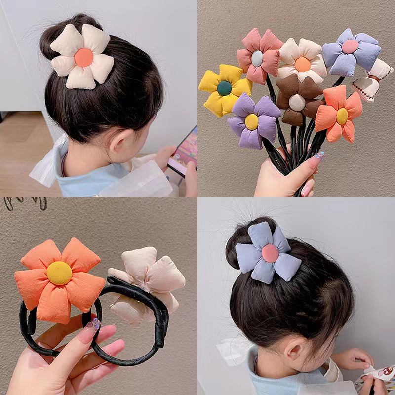 (COD)Jepit Anak Motif Bunga Besar Model Korea Import