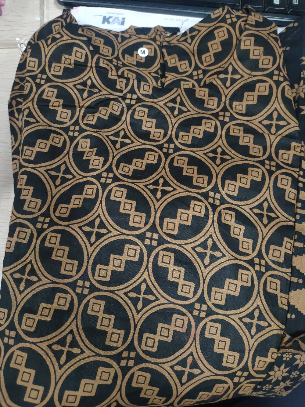 [cod] Tey-17 Batik Wanita Asj Sa Hrb026 Kenongo Kemeja Tosca Pendek
