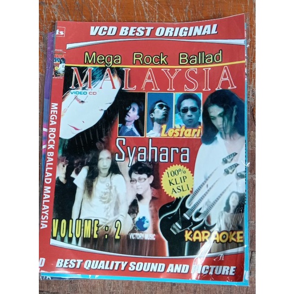 Kaset Vcd Mega rock Ballad malaysia