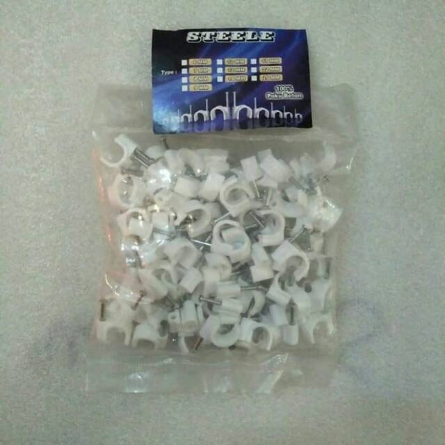 Paku klem no. 9 asli paku beton / klem wayar / klem kabel