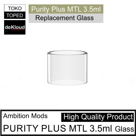 PURITY PLUS MTLx 3.5ml Replacement Glass | Kaca tabung pyrex