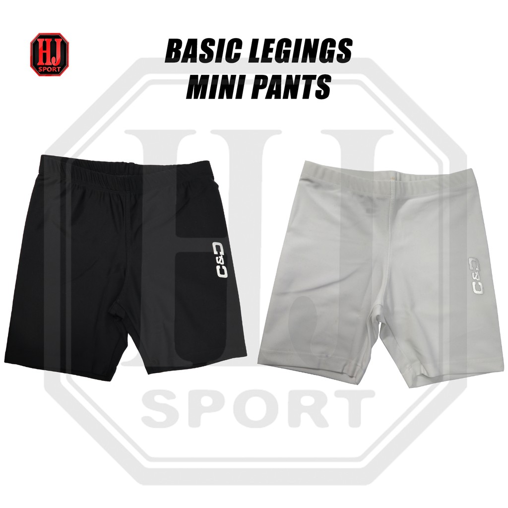 Basic Leggings Short Pant 30 cm C&amp;D Sports Wear BLA-001