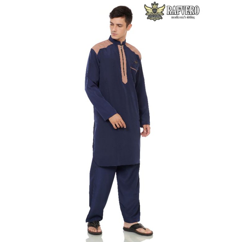 Baju Muslim Pria - Setelan Pakistan Rafvero - Baju muslim koko Rafvero - Pakistan Rafvero Original