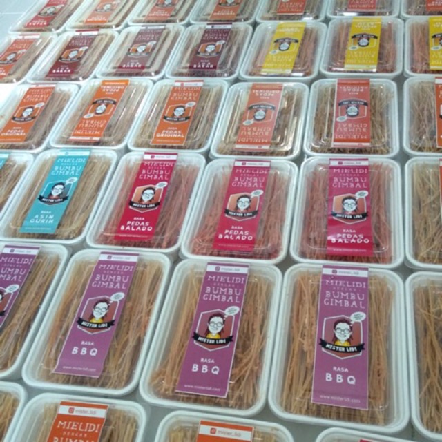 

mie lidi bumbu gimbal campur rasa