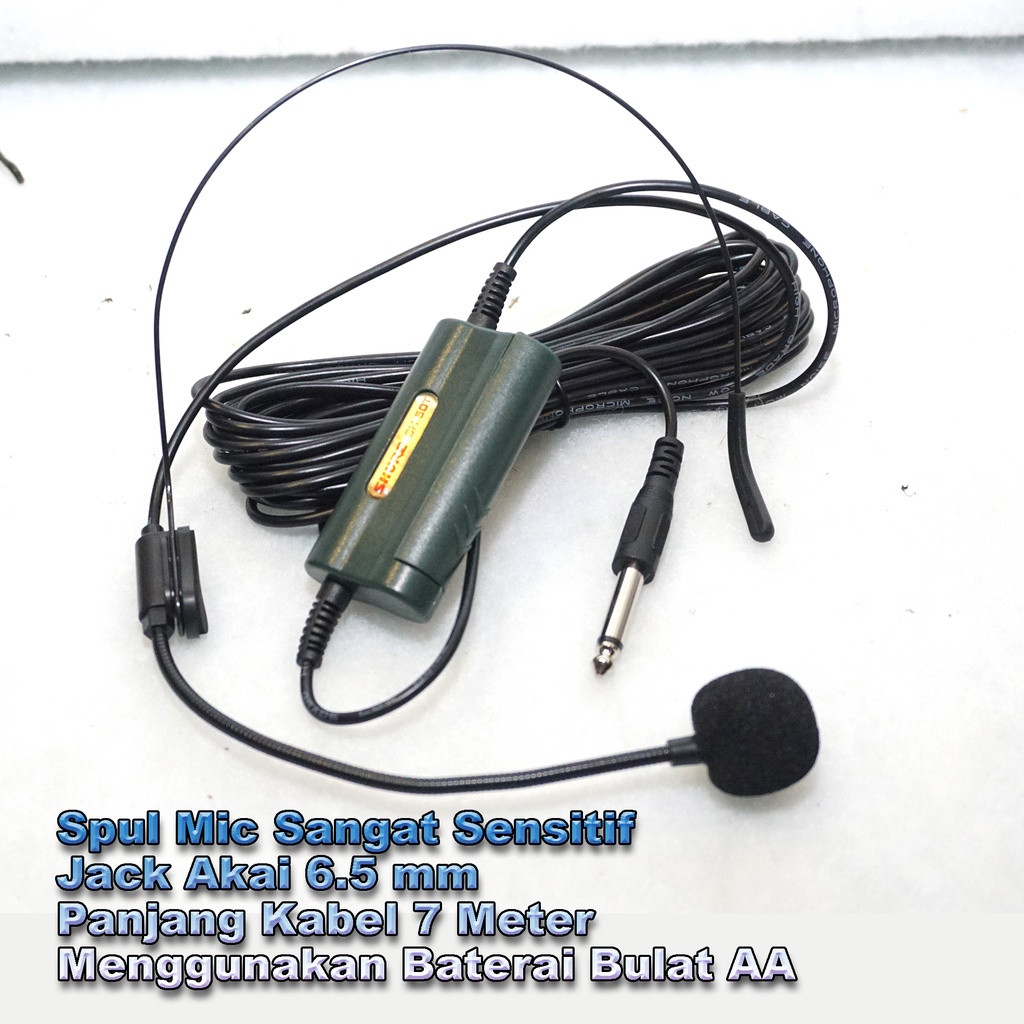 Mic Bando SH 50T / Mic Condenser Bandol SH - 50T/ Microphone Condensor Headset SH-50T Kabel 7 Meter