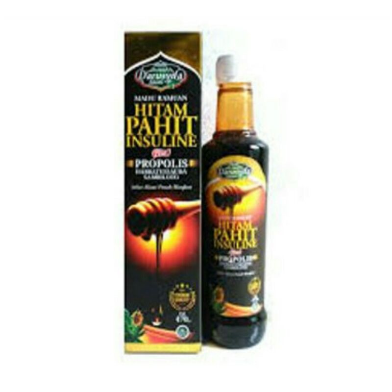 Madu HItam Pahit Insuline Darusyifa
