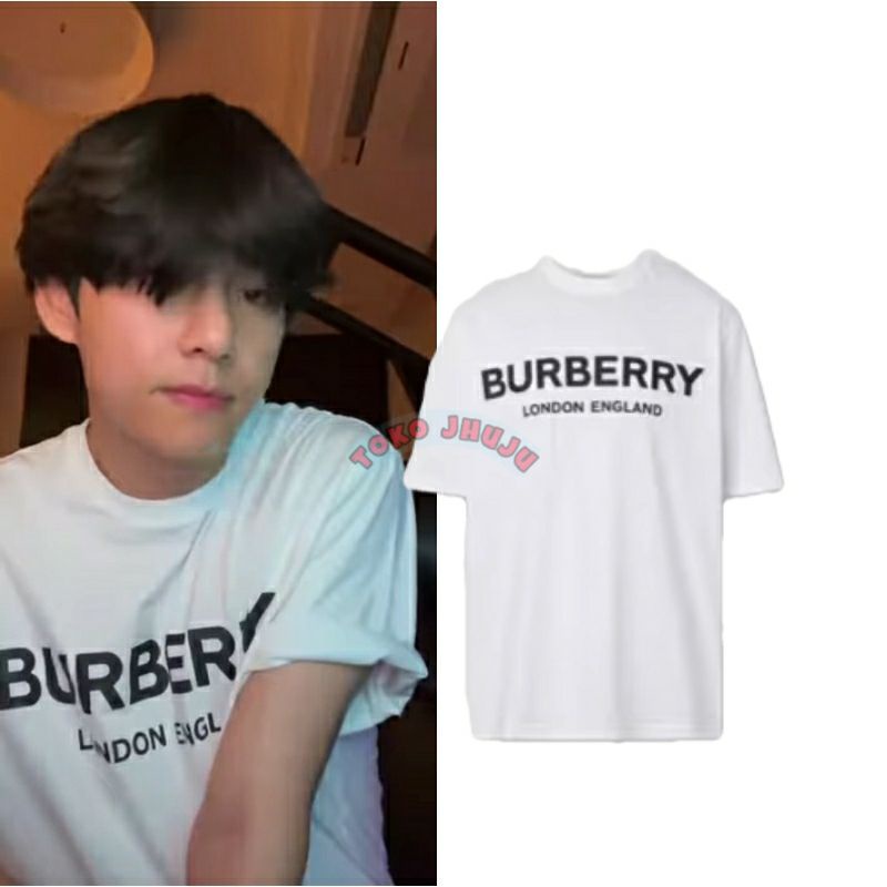 Baju Kaos BTS V Kim Taehyung style BLUBERRY LONDON ENGLAND