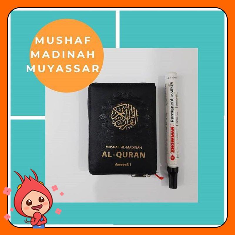 Alquran al madinah muyassar standar utsmani ukuran saku
