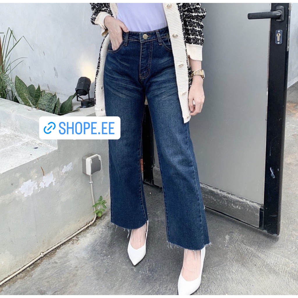 Kulot Jeans Unfinished Jeans Kulot Jeans Rawis Bawah by Dazproject