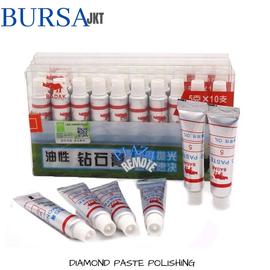 BADAK PASTA PENGASAH PISAU ABRASIVE POLISHING PASTE COMPOUND