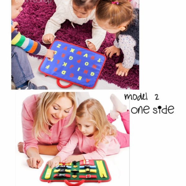 

Papan Belajar Edukasi Motorik Anak Busy Basic Skills Board Montessori - model 2 green Diskon