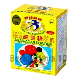 

SWALLOW GLOBE Dus Tepung Agar Agar Powder (isi 12 Sachet)