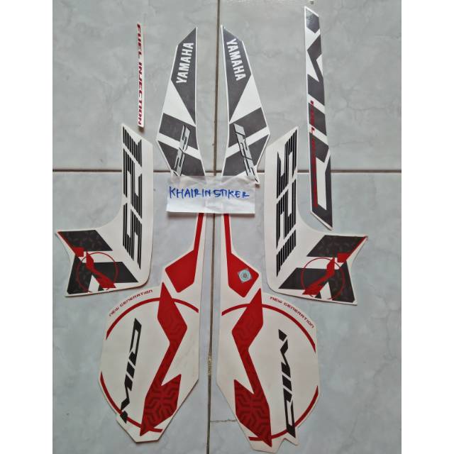 Striping mio m3 2015 putih