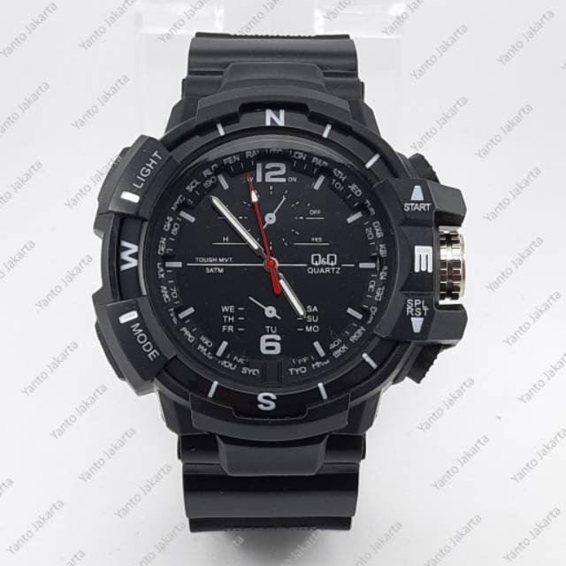 Jam Tangan Pria Sporty C-Shock Analog  Crono Hiasan