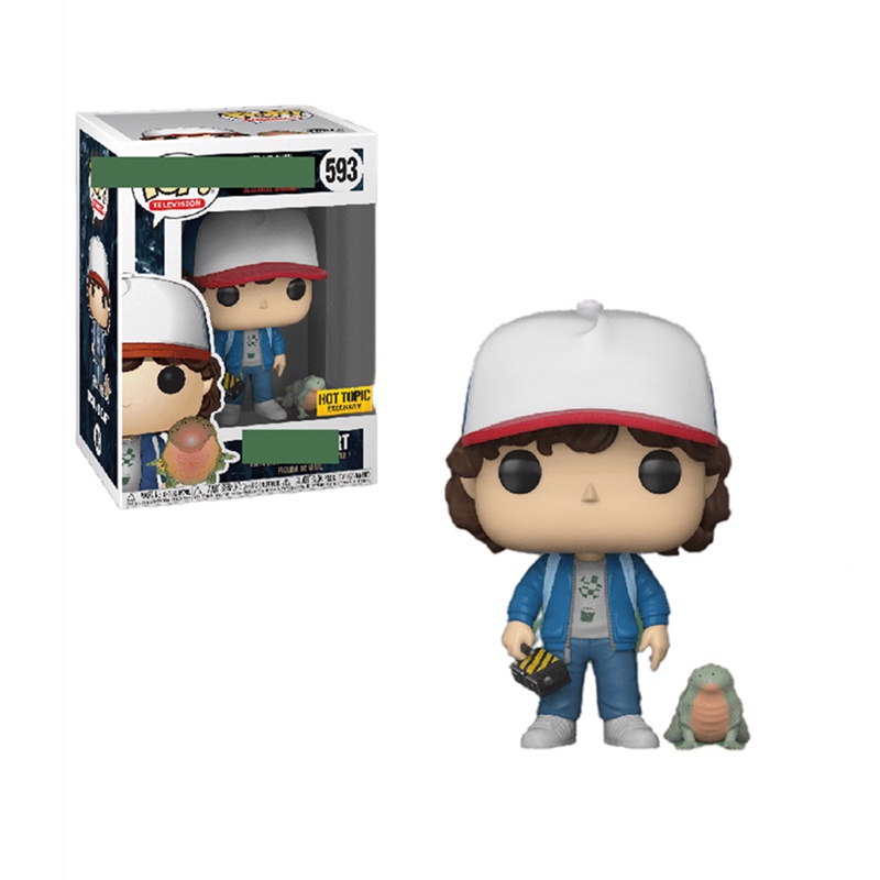 Funko POP Mainan Action Figure Model Anime Stranger Things Demogorgon Dustin Eleven Bahan PVC Untuk Hadiah