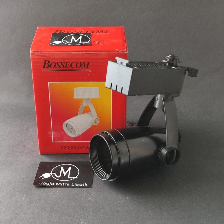 FITING LAMPU SOROT BOSSECOM REL MR16 / FRAME HITAM