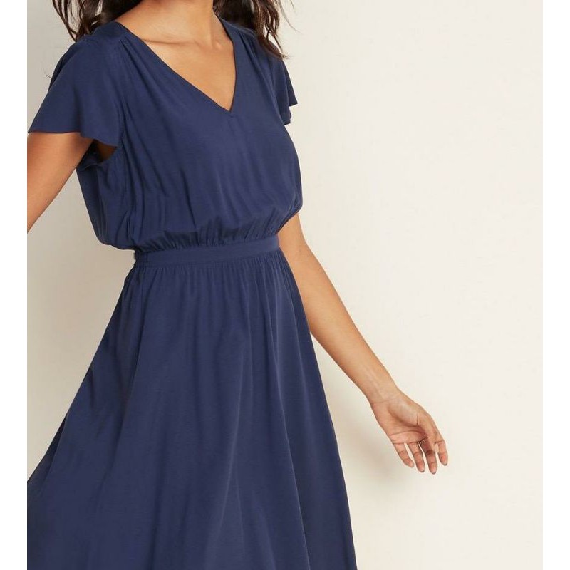 OLD* flutter sleeves dress