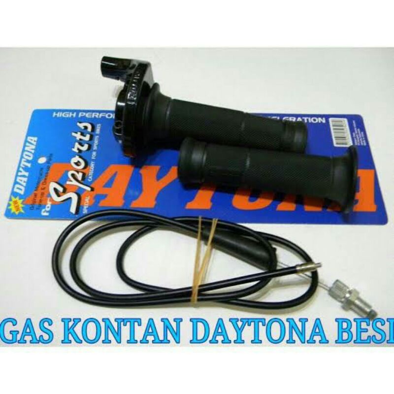 GAS SPONTAN DAYTONA - GAS KONTAN DAYTONA POLOS TANPA TOMBOL 1 KABEL VARIASI MOTOR BEBEK UNIVERSAL