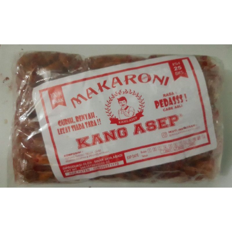 

Makaroni Kang Asep Asli / ORI 1pack isi 25pcs | Makaroni pedas | Makaroni asin