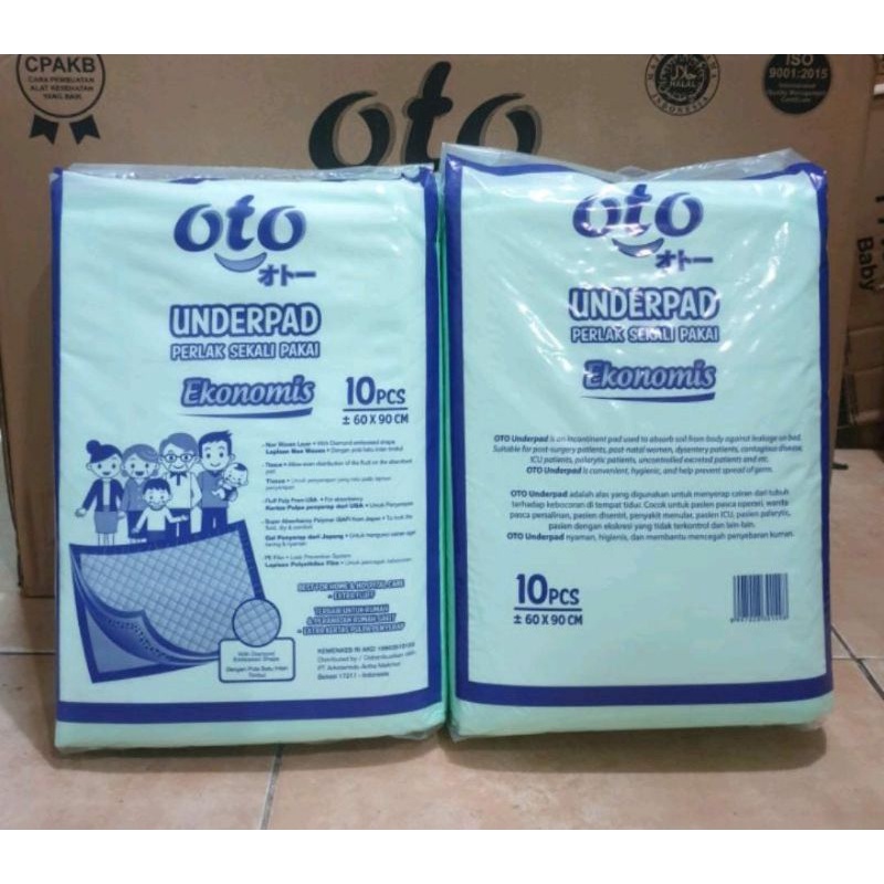 Underpad Perlak Alas pipis / Perlak Alas Size 60x90cm 1 pack isi 10 lembar